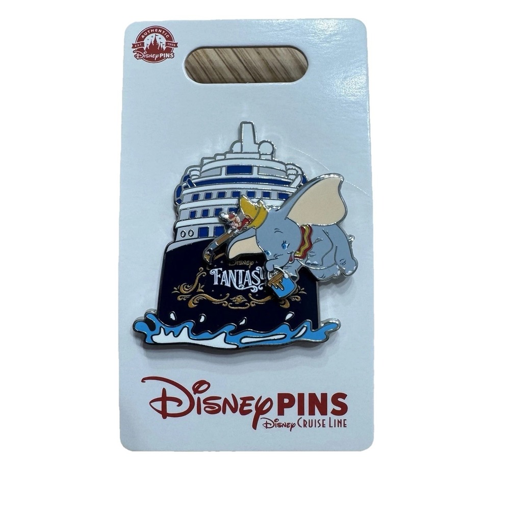 Disney Cruise Line Pin Fantasy Dumbo Slider Stern DCL